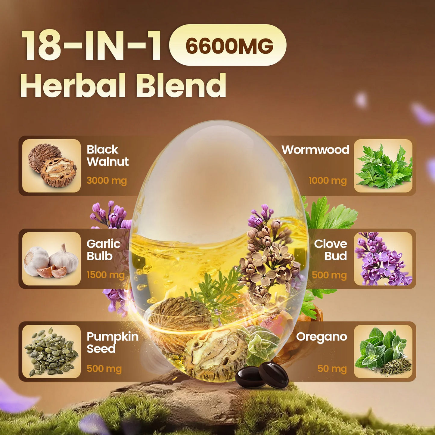 Black Walnut Wormwood Capsules